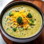 Lightened-Up Broccoli Cheddar Soup