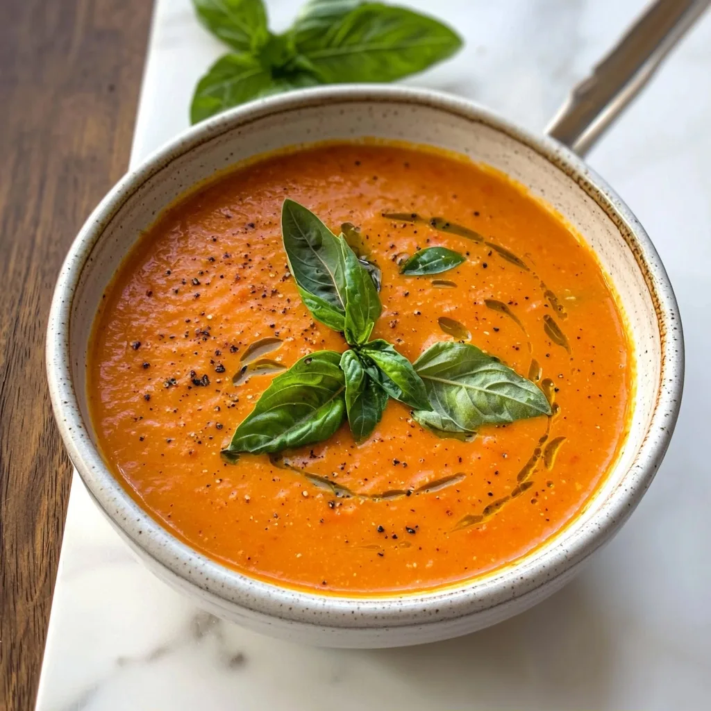 Creamy Tomato Basil Soup
