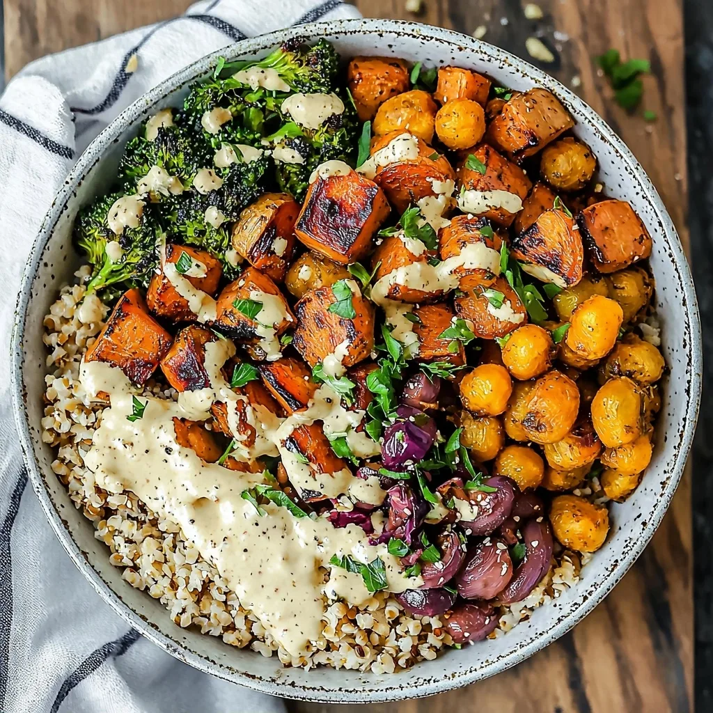 Roasted Winter Vegetable Buddha Bowl