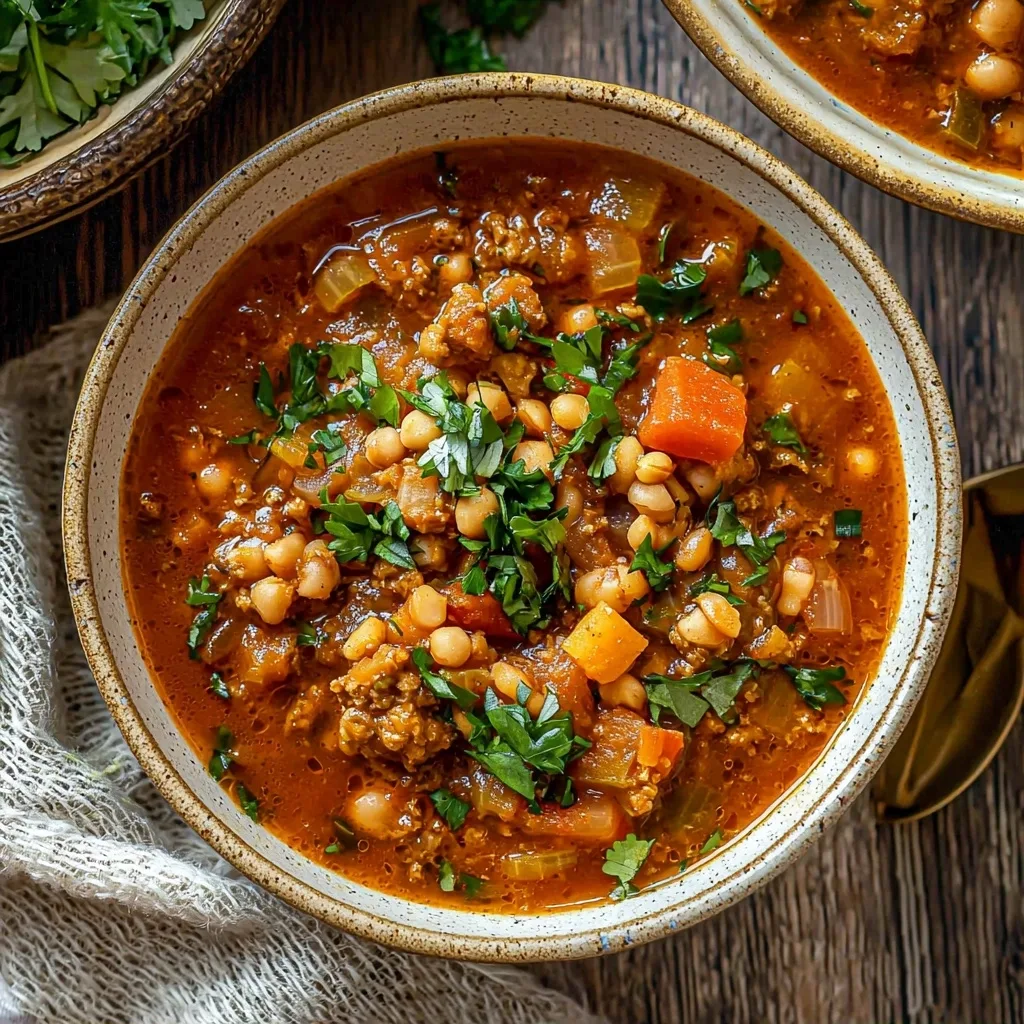 Authentic Moroccan Harira Soup