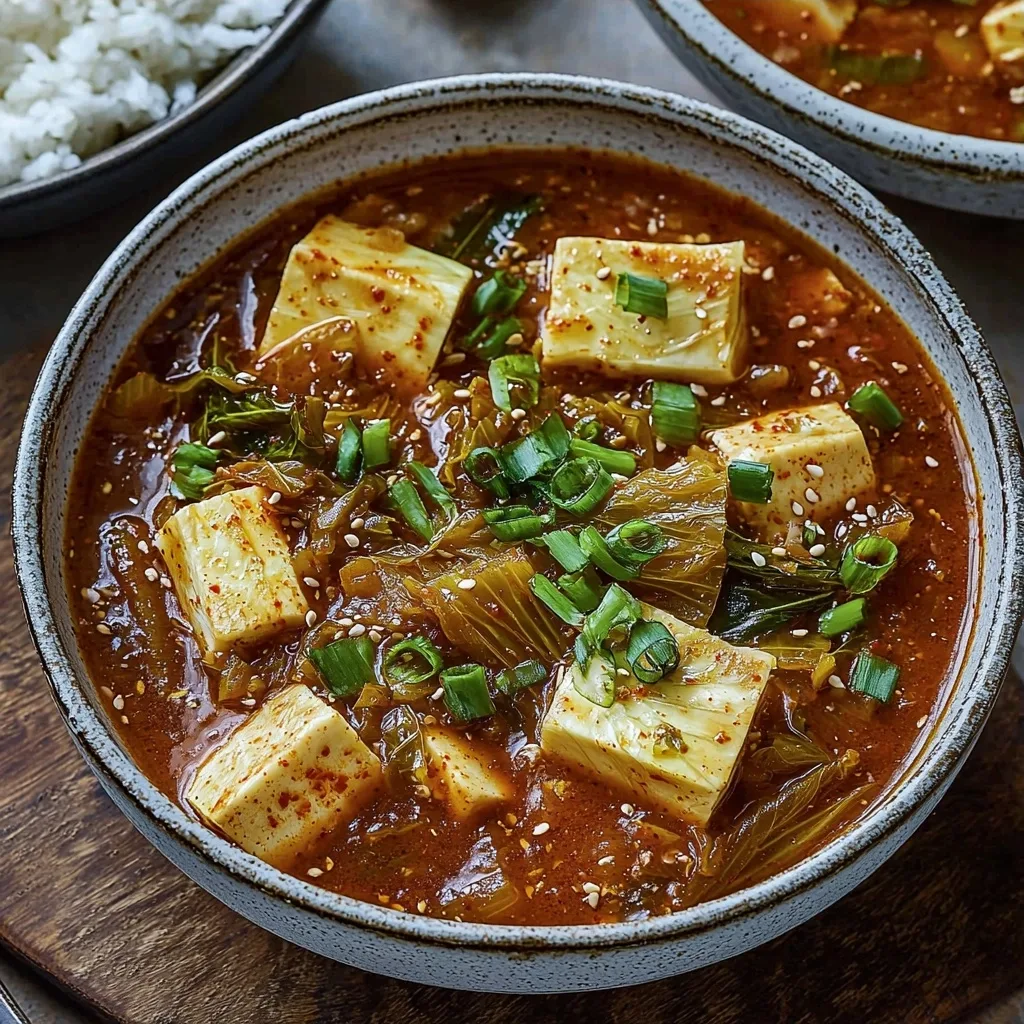 Vegetarian Kimchi Jjigae