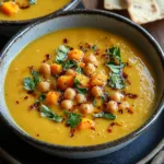 Curried Chickpea Butternut Soup