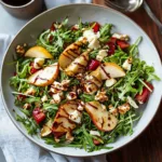 Pear Arugula Salad with Balsamic Vinaigrette