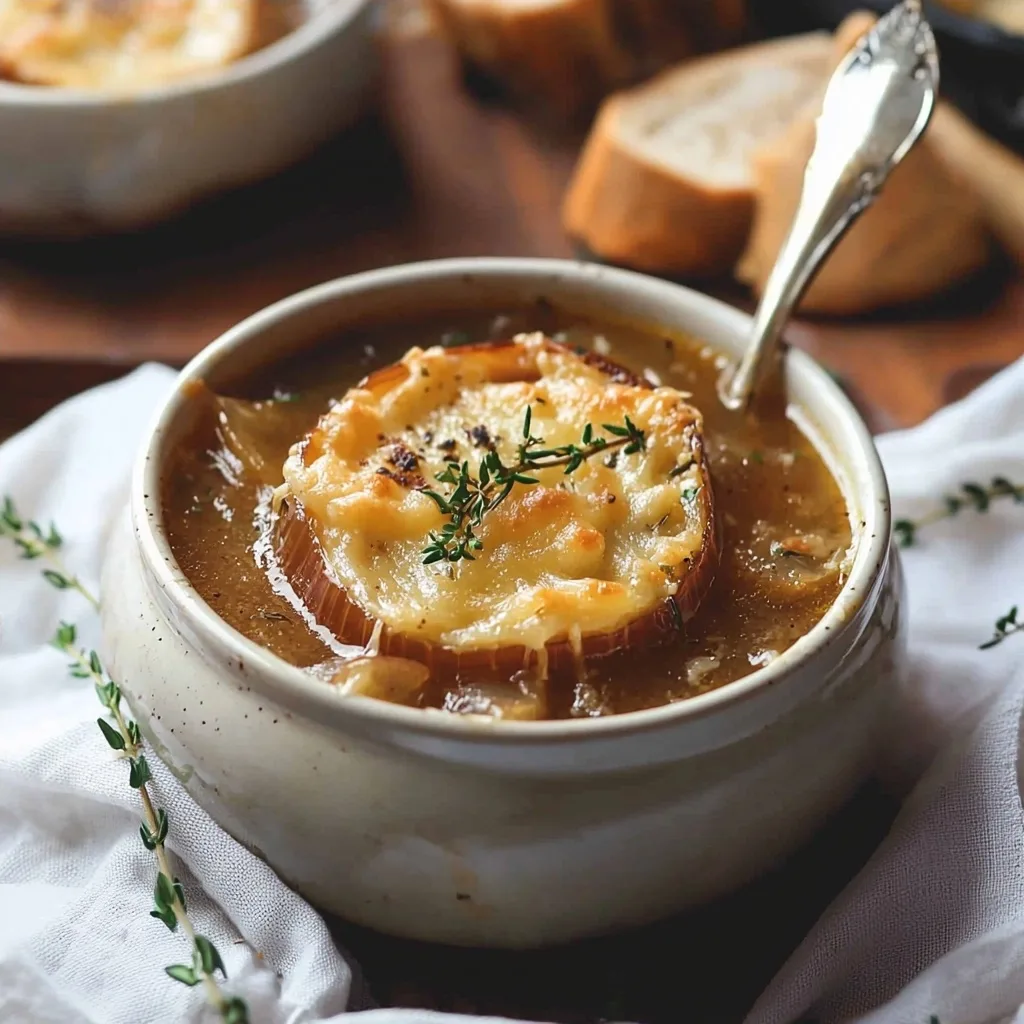 The Best Healthy French Onion Soup