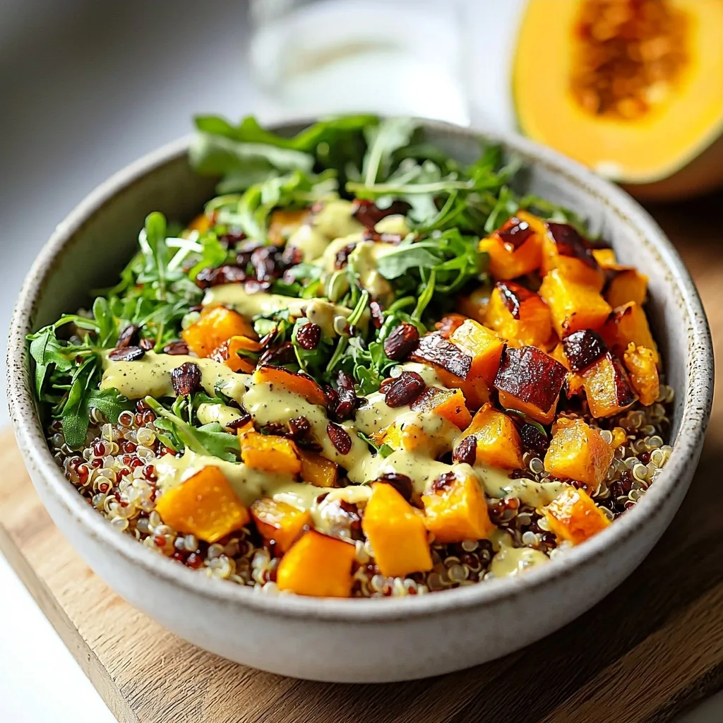 Fall Quinoa Bowl with Butternut Squash