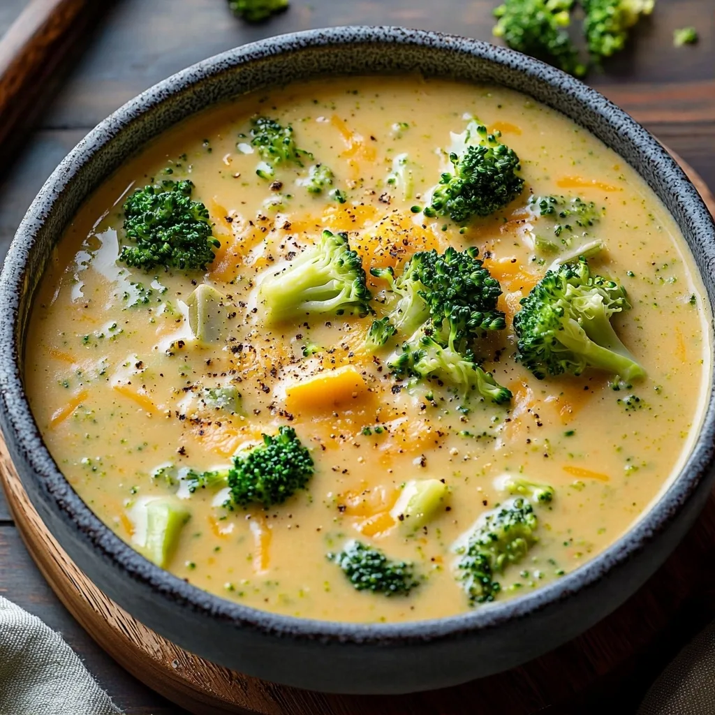 Delicious Broccoli Cheddar Soup