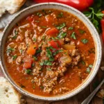 Crockpot Stuffed Pepper Soup