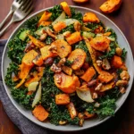 Roasted Butternut Squash Kale Salad