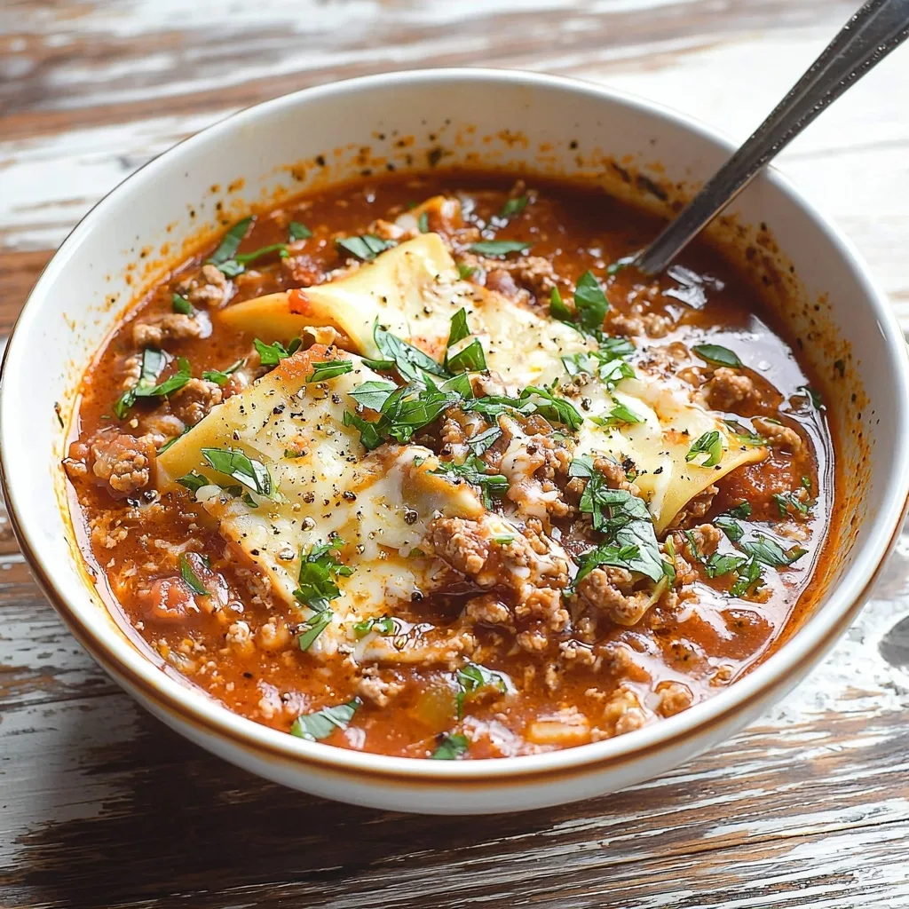 Low Carb Lasagna Soup: The Ultimate Comfort Food