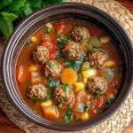 Crockpot Italian Meatball Soup