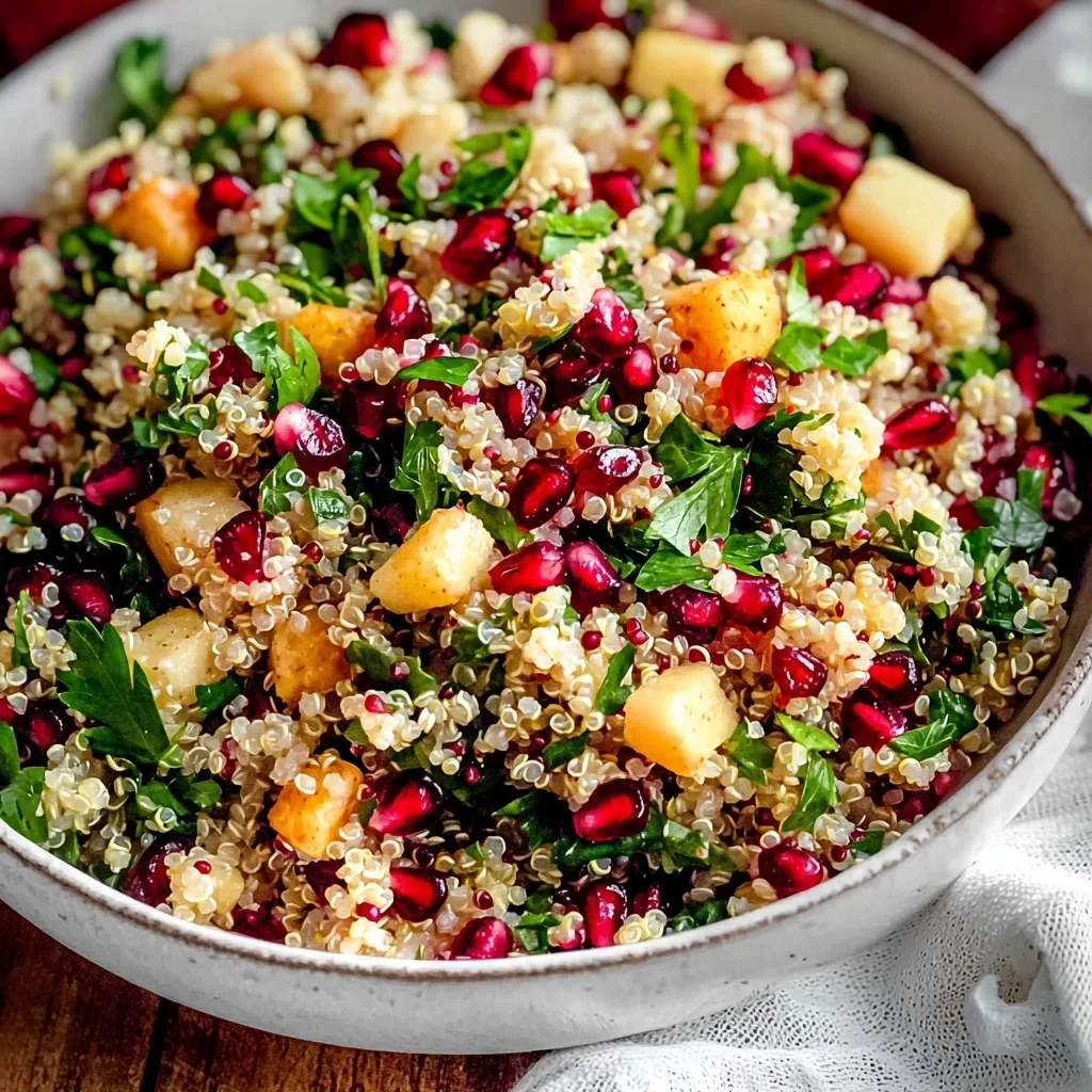 Pomegranate Quinoa Salad