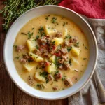 Creamy Potato Soup with Italian Sausage