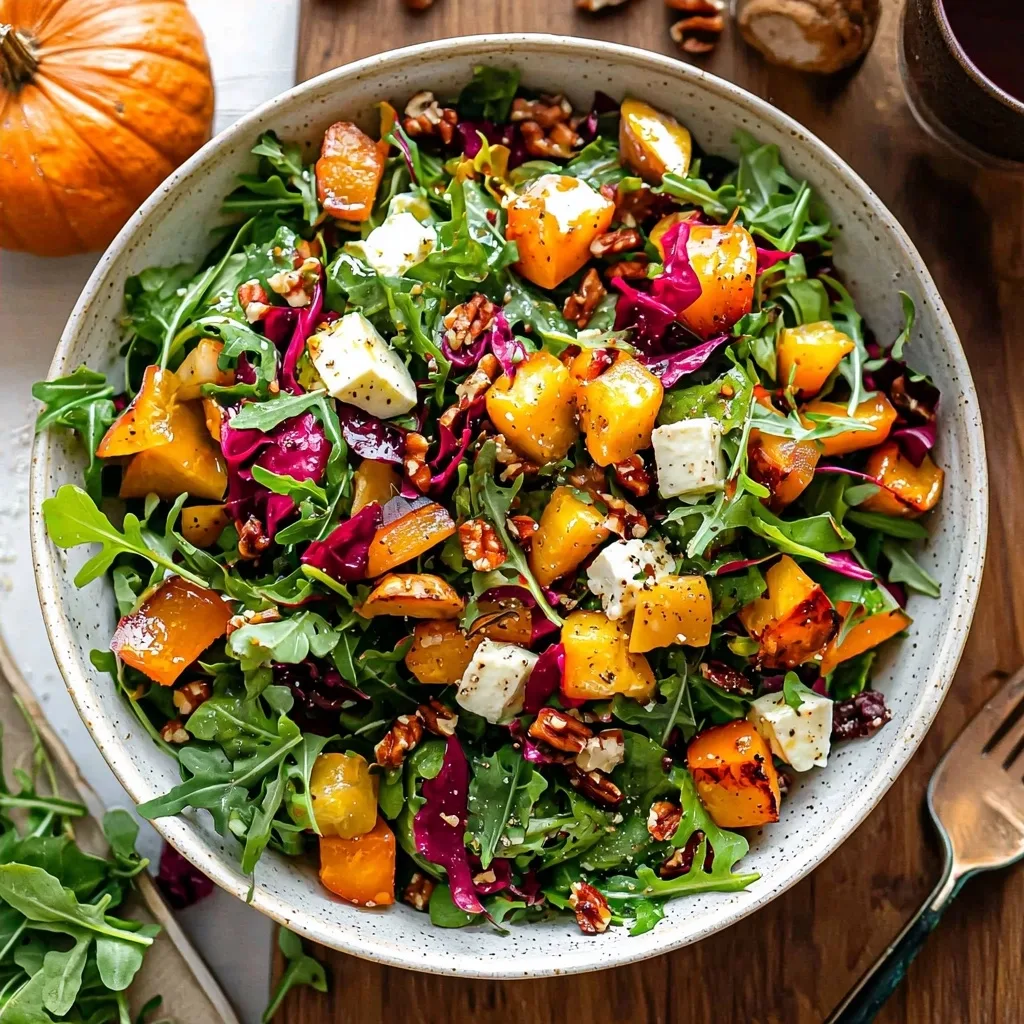 Autumn Salad with Maple Vinaigrette