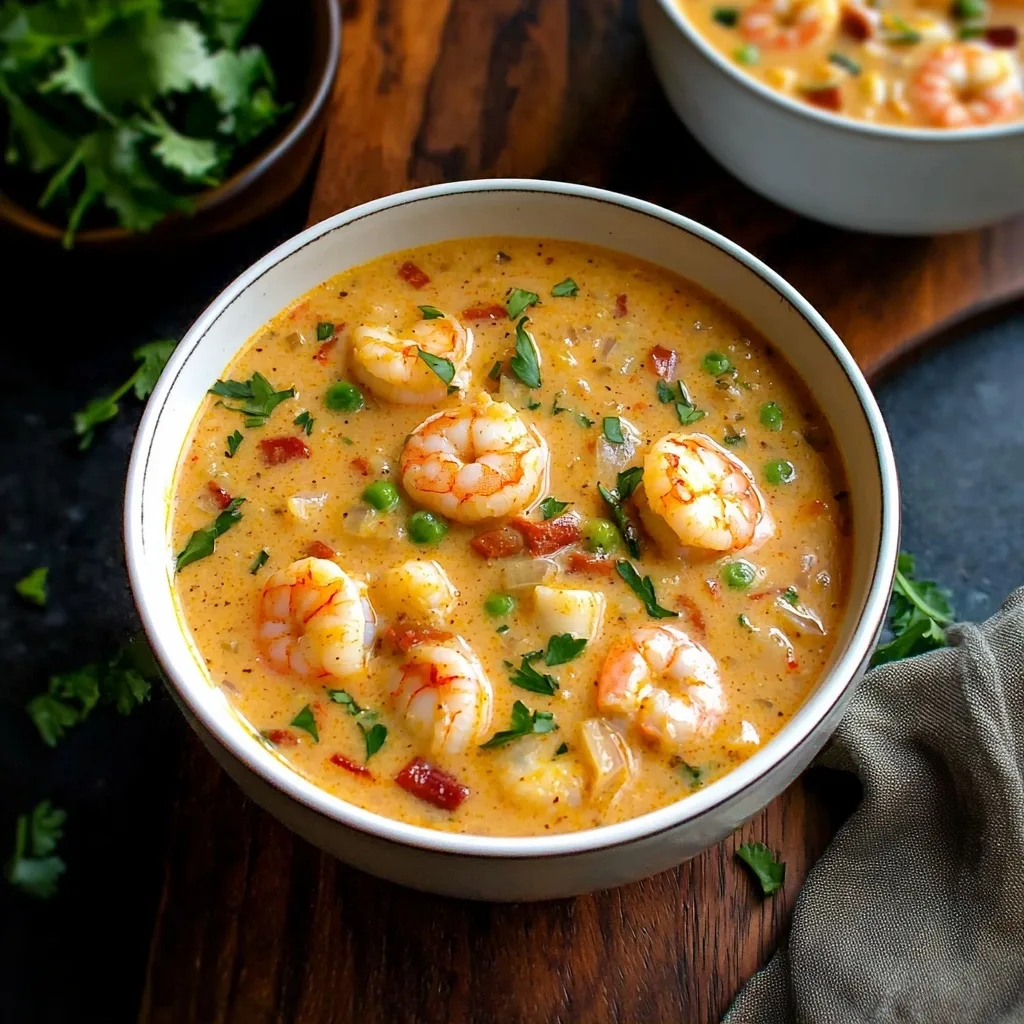 Creamy Instant Pot Chipotle Shrimp Soup