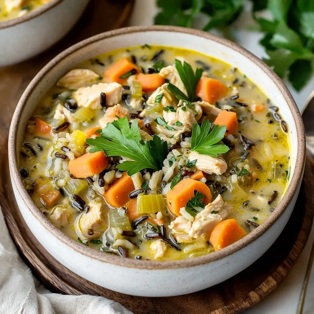 Easy &amp; Cozy Turkey and Wild Rice Soup (or Chicken)