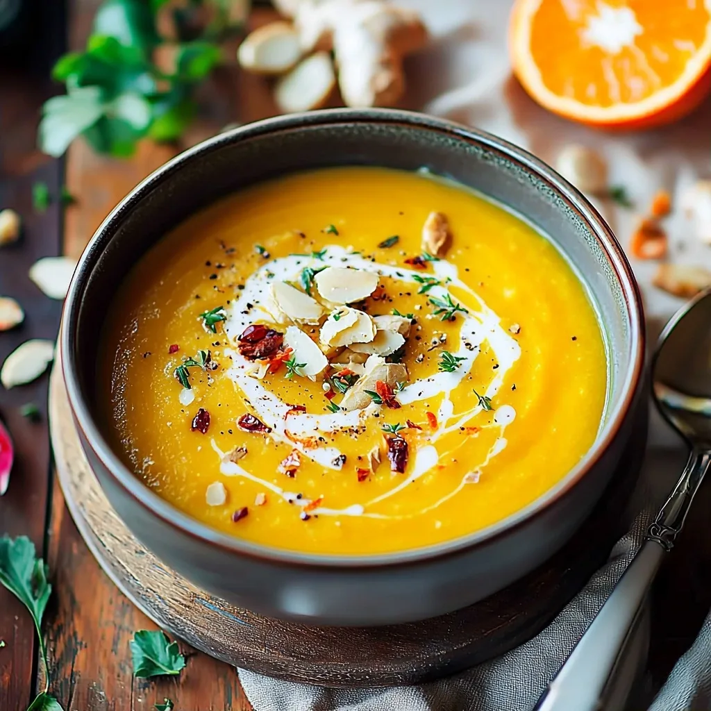 Easy Butternut Squash Soup With Orange & Ginger