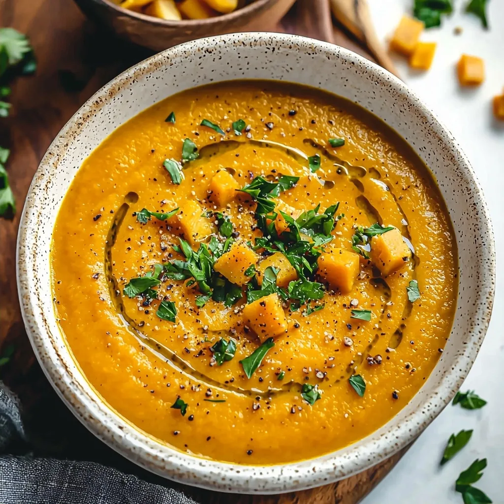 Easy Roasted Butternut Squash Soup
