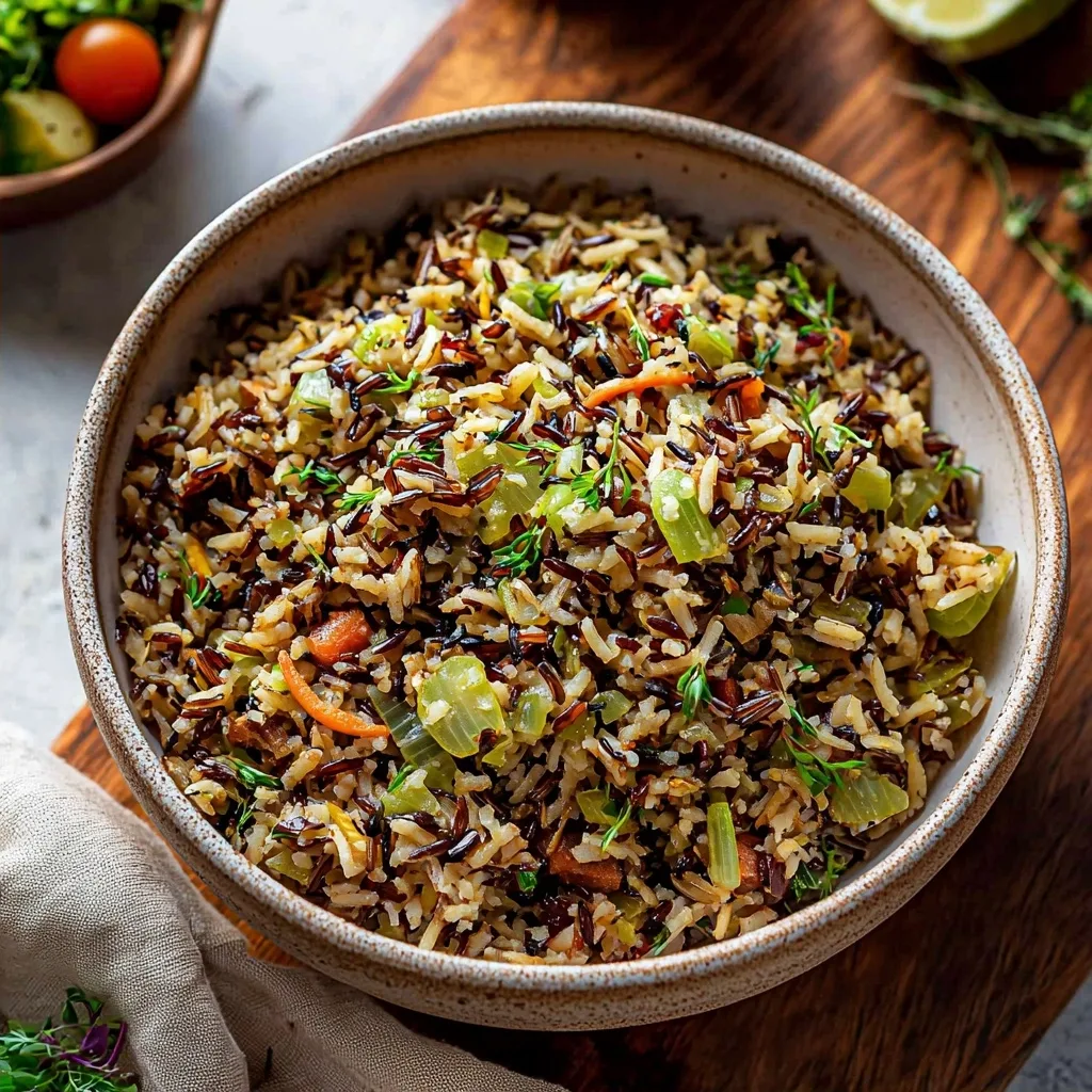 Wild Rice Pilaf with Brussels Sprouts and Pecans