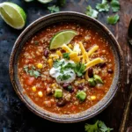Creamy Taco Soup with Quinoa