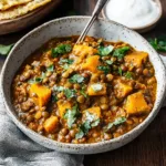 Acorn Squash and Lentil Curry