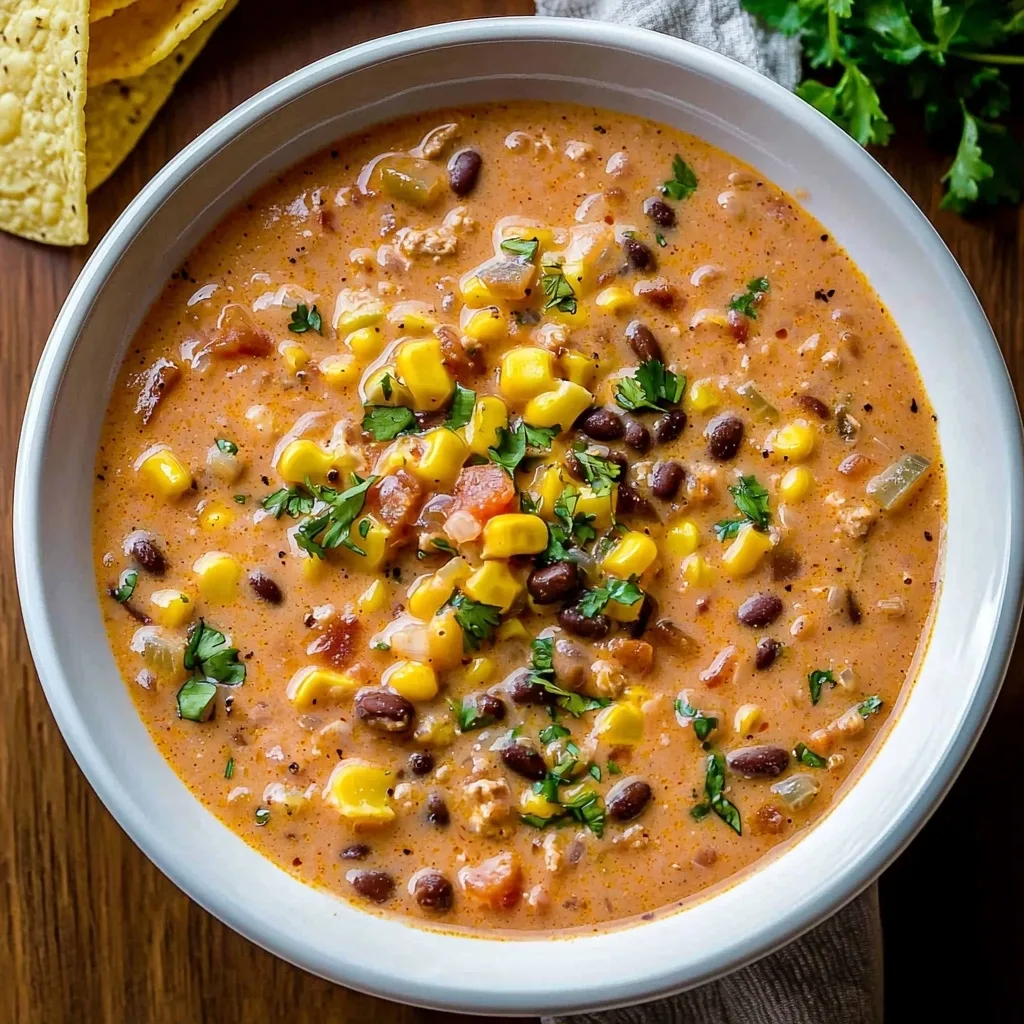 Easy Creamy Taco Soup with Rotel