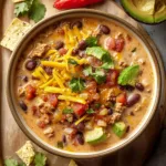 Three-Bean Creamy Taco Soup