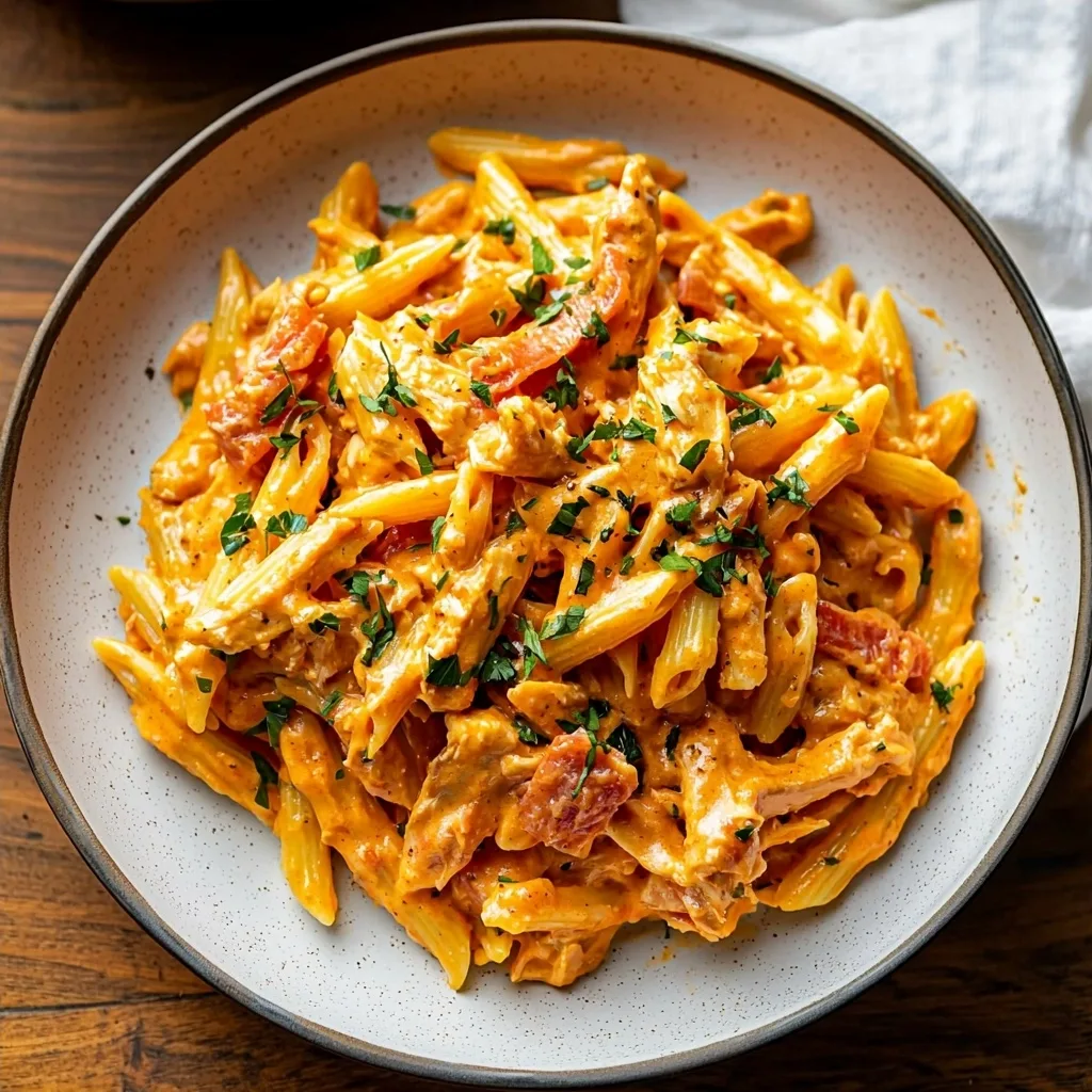 The Best BUFFALO CHICKEN PASTA