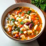 High Protein Minestrone Soup