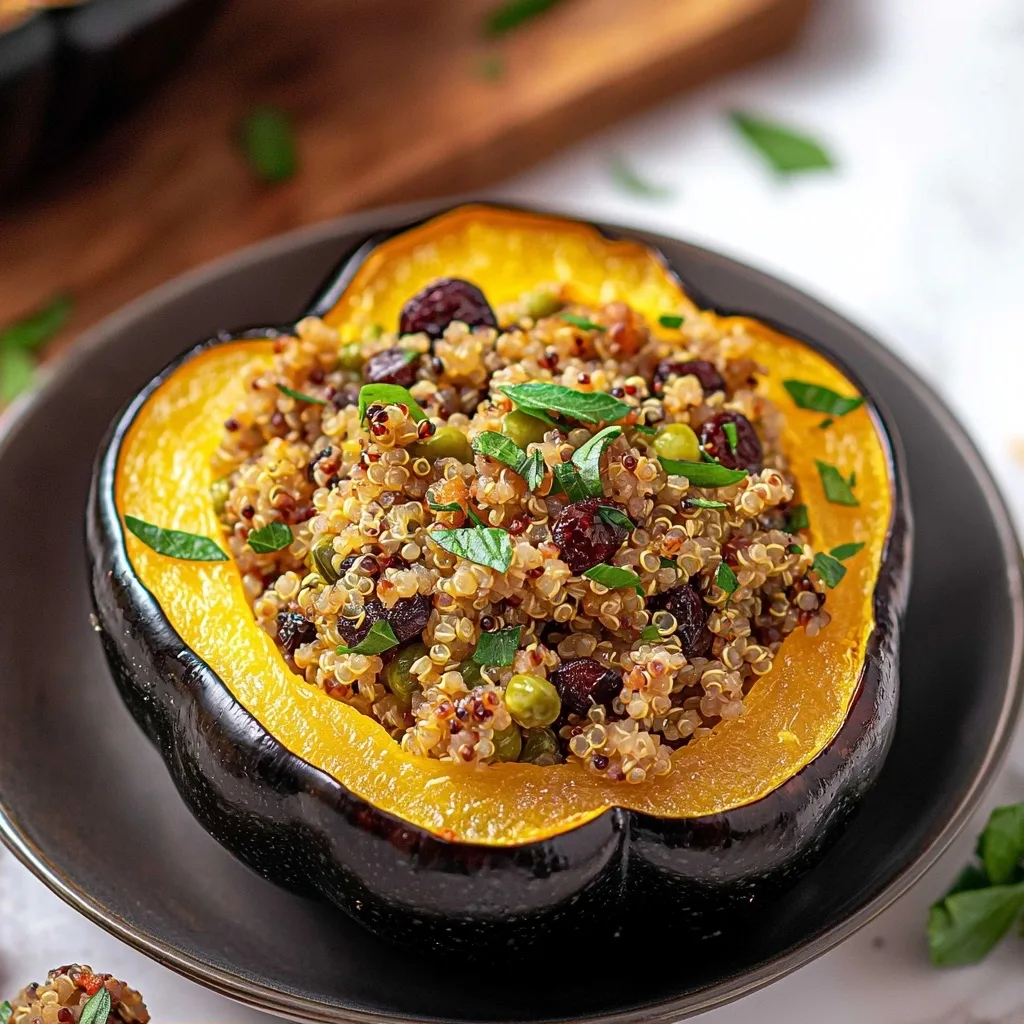 The Best Stuffed Acorn Squash (Vegan, with Quinoa)