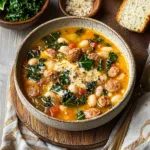 Tuscan White Bean Sausage and Kale Soup