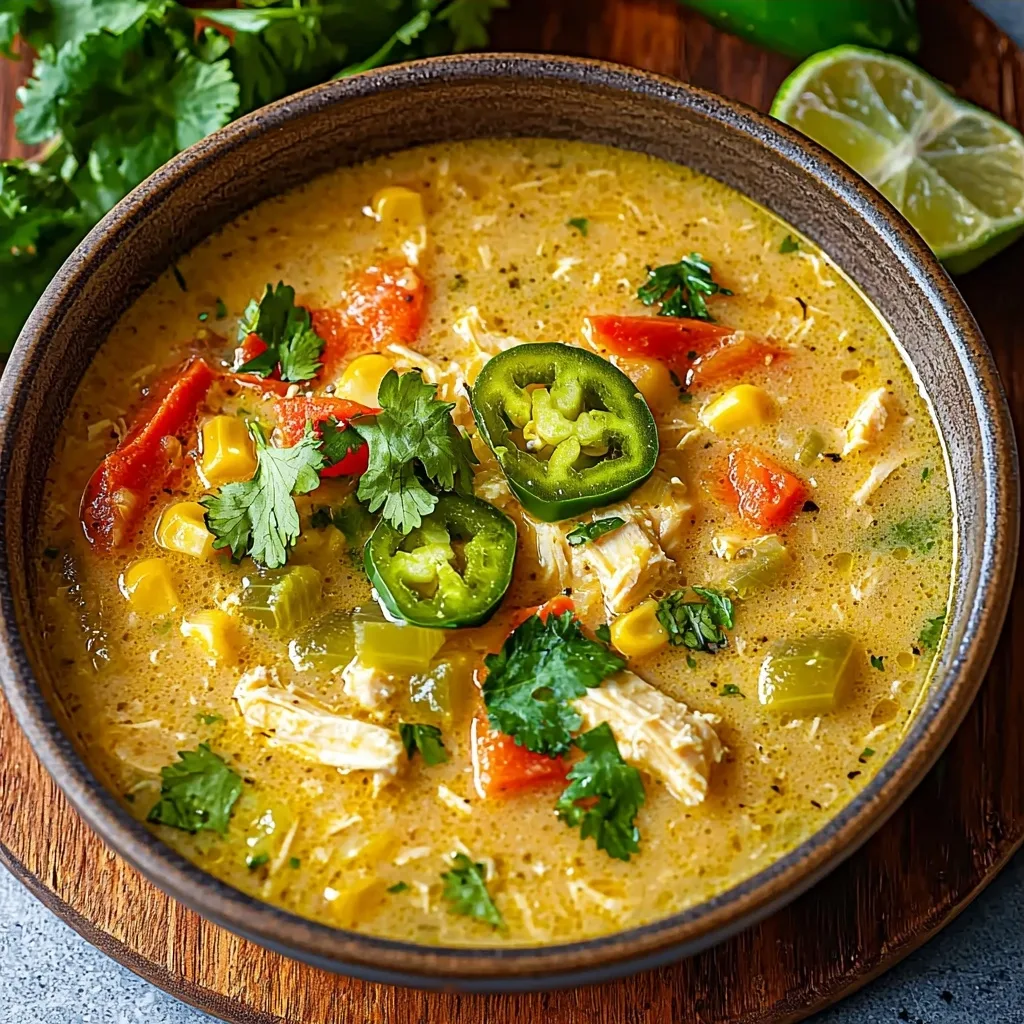 Instant Pot Jalapeño Corn Chicken Soup