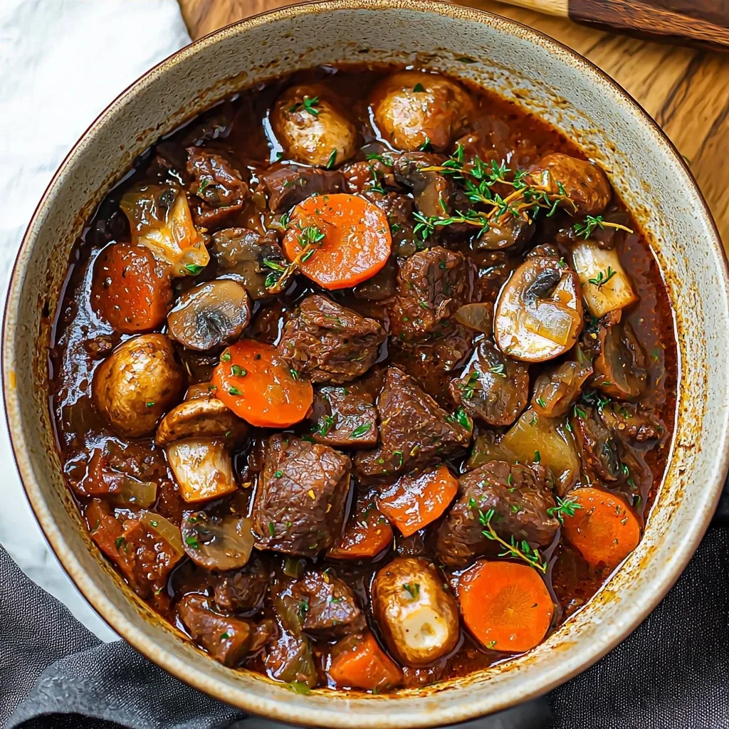Ultimate Beef Stew with Mushrooms