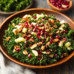 Crunchy Winter Kale Salad with Pomegranate