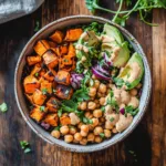 Sweet Potato Chickpea Buddha Bowl (Vegan)