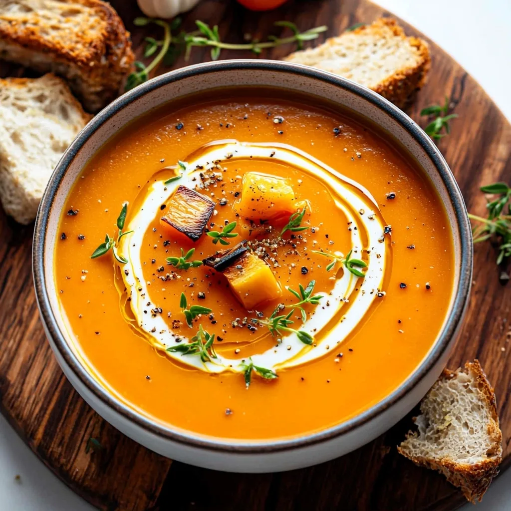 Roasted Pumpkin Pepper Soup