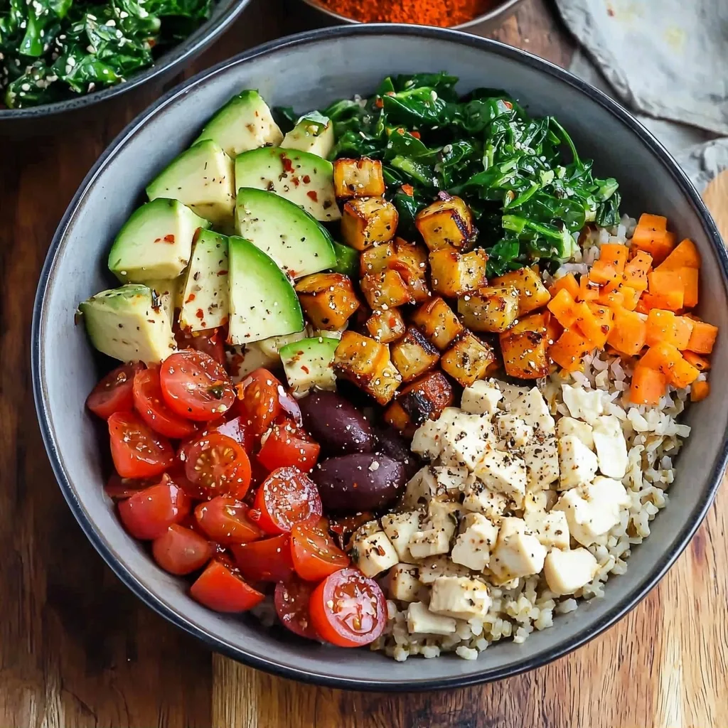 Healthy and Vibrant Vegan Mediterranean Bowl Recipe