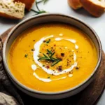 Creamy Roasted Pumpkin Soup with Rosemary