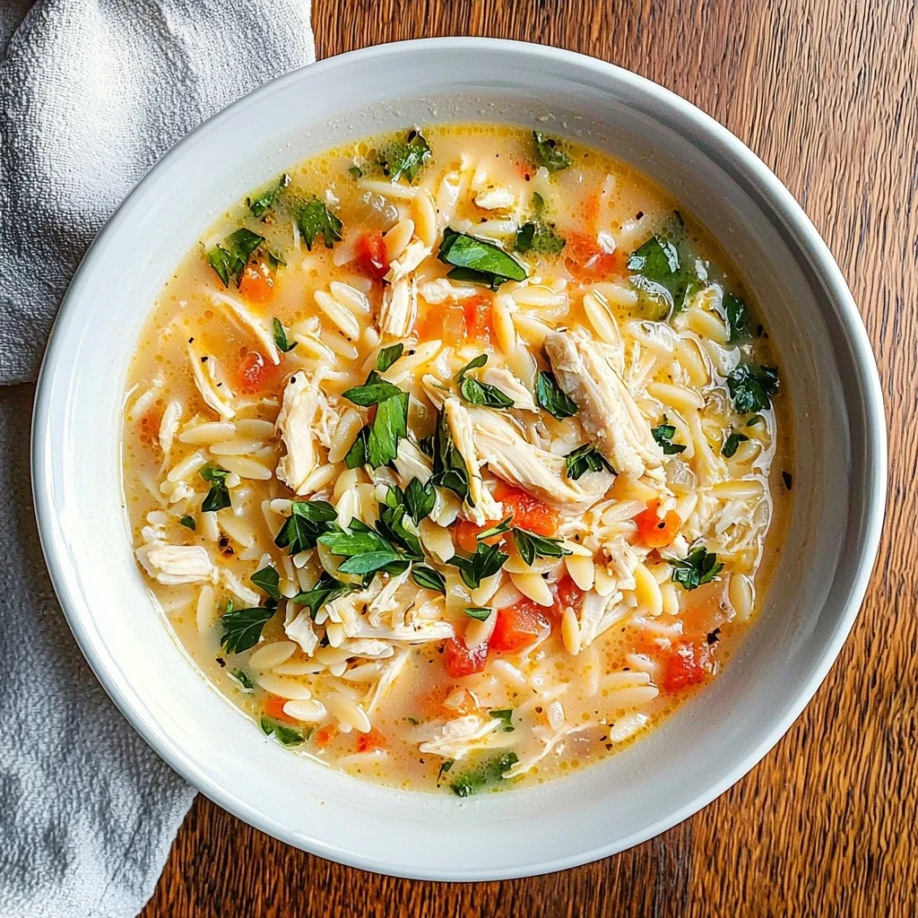 Marry Me Chicken Orzo Soup