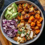 The Best BBQ Chicken Sweet Potato Bowl
