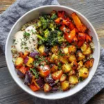 Quinoa Bowl Recipe with Roasted Vegetables