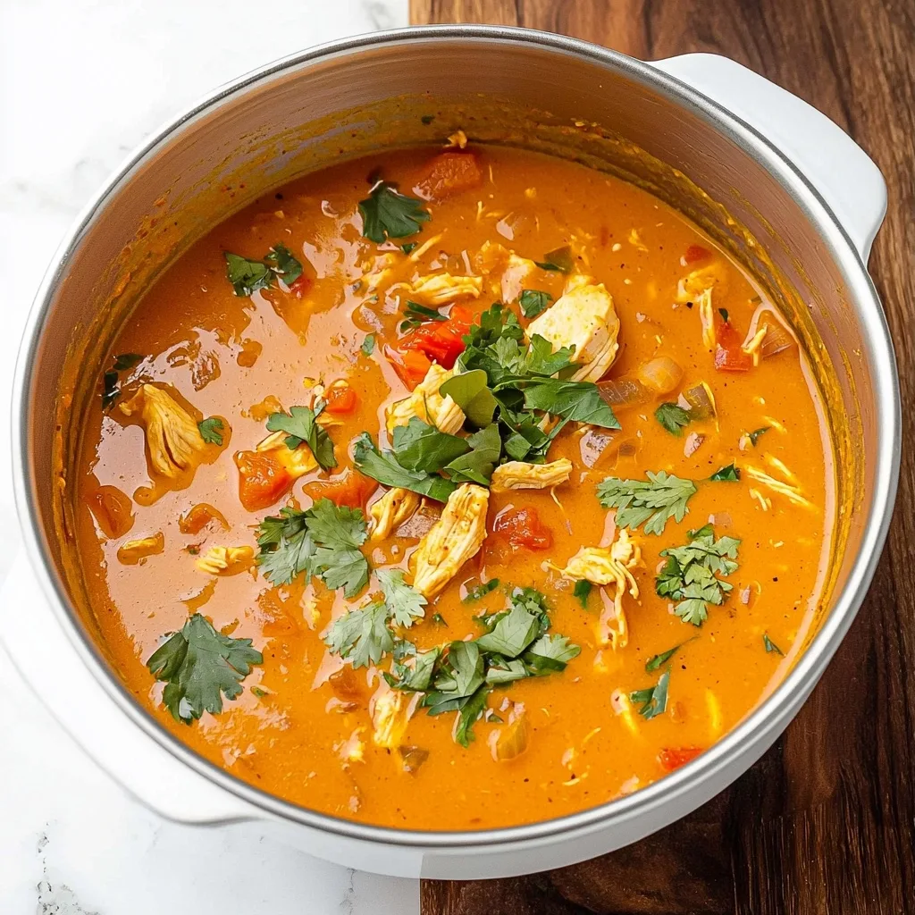 Curried Pumpkin Chicken Soup